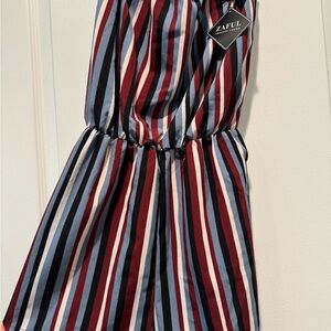 Zaful Multicolor Striped Romper